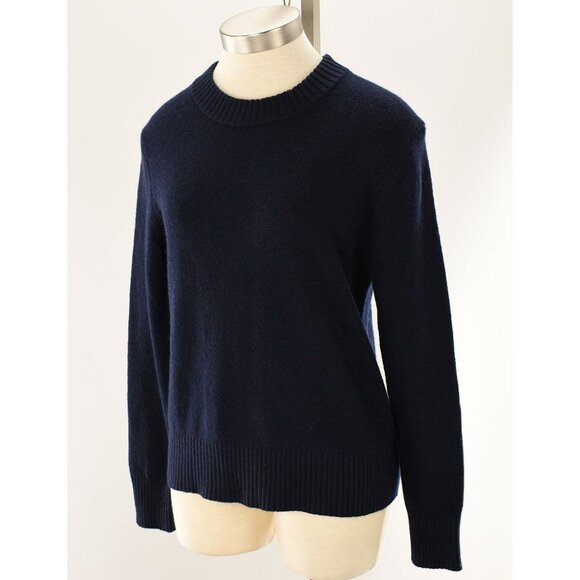 Patagonia Womens Navy Blue Nena Recycled Wool Crew Neck Sweater Small - Picture 1 of 2